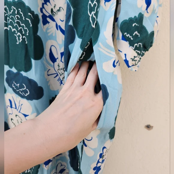 MARIMEKKO Uniua Pieni Pioni Floral Midi Dress - Picture 7 of 11